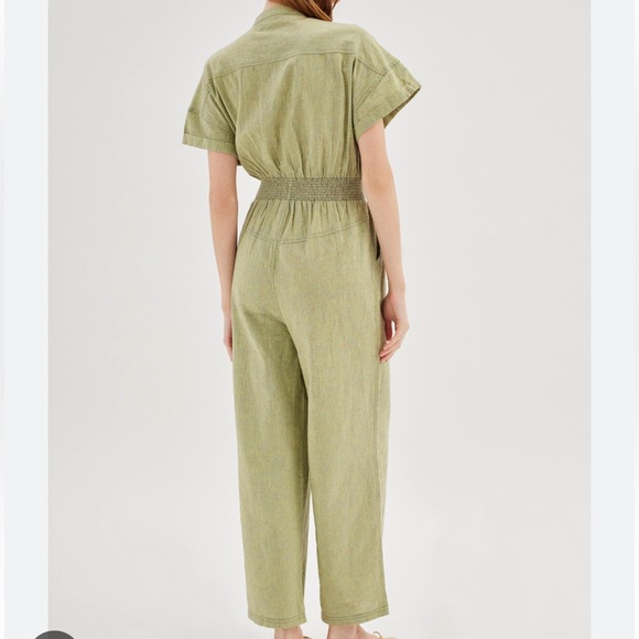 NWOT UO Casey Linen Jumpsuit - Picture 2 of 7